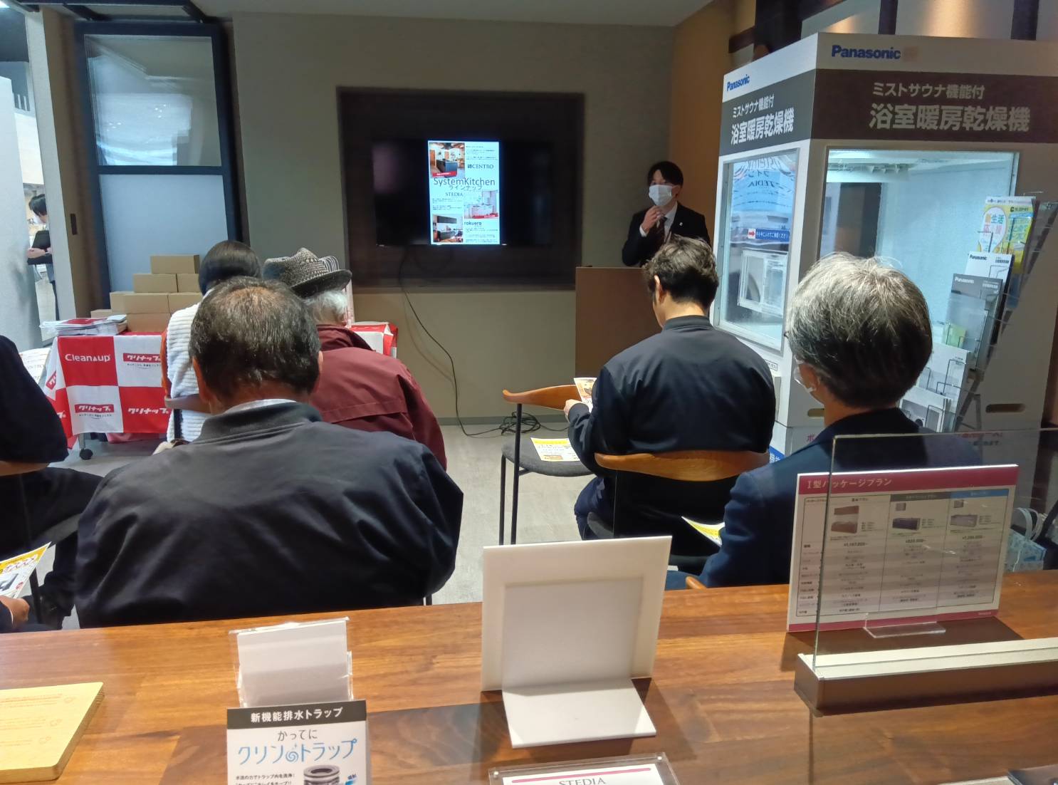 川木建設 リフォーム リノベーション クリナップ キッチン システムキッチン